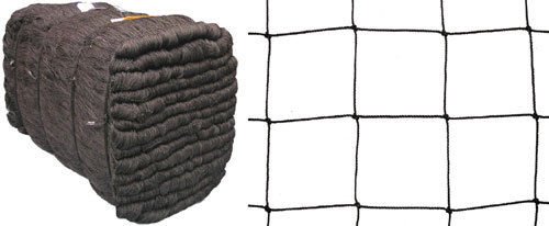 Pieloba Volierennetz Freilauf Hühnerauslauf schwarz Masche 10 cm 5 m x 10 m Stärke: 1,2 mm von Pieloba