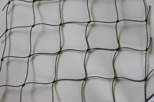 Volierennetz - Tiergehege - Netz - oliv - Masche 5 cm - Stärke: 1,2 mm - Größe: 4,00 m x 15 m von Pieloba