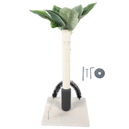 29,5 Zoll hoher Katzenkratzbaum, Sisal-Kratzbäume mit Selbstpflegeball, stabile Kratzbäume für Kätzchen und Hauskatzen (Beige) von Pilipane