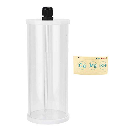 Aquarium 0,8l Acryltration Titration Fasspumpe Additive Flüssigkeitsspeicherbehälter Zubehör mit Skala für die Wasserbehandlung von Fischtank und chemische Dosierung transparentes von Pilipane