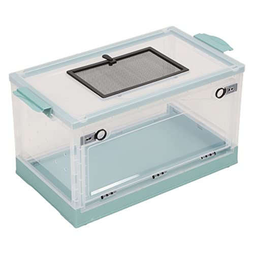 Hamster Transparent Tank großer atmungsaktiver Hamster Transparenter Käfig für Hamster Golden Hamster Chipmunk Cole Duck ABS Material 310x320x550mmmm (Blau) von Pilipane
