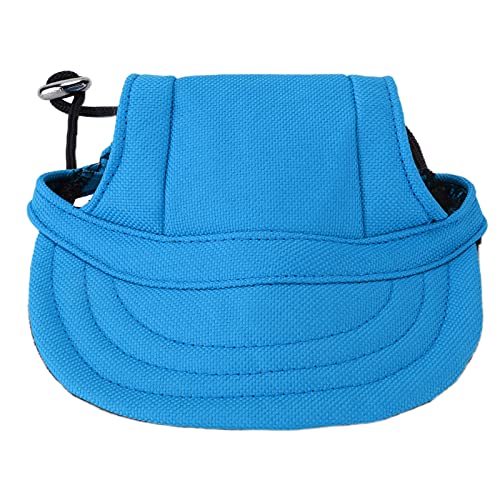 Hunde Baseballhut Sonnenschutz Verstellbarer Haustier -Sporthut mit Ohrlöchern für kleine Hunde im Freien Outdoor -Aktivitäten Oxford Fabric Canvas Futter (M) von Pilipane