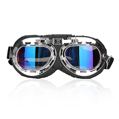 Hundebrille, Hundesonnenbrille, extra große Linse, klappbarer Rahmen, hochelastisches Band, stilvoller Augenschutz für mittelgroße und große Hunde, zum Spazierengehen, Schwimmen, (#4) von Pilipane