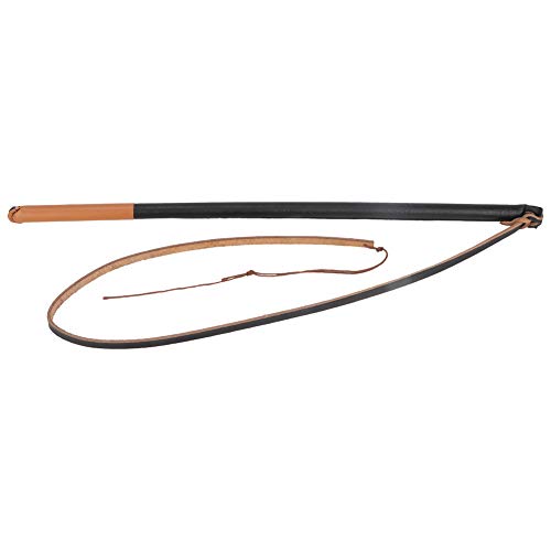 Hundetraining Peitsche Leder hochwertiges professionelles Hundetraining -Werkzeug für mittelgute Hunde Schwarzbraun 53,5 cm von Pilipane