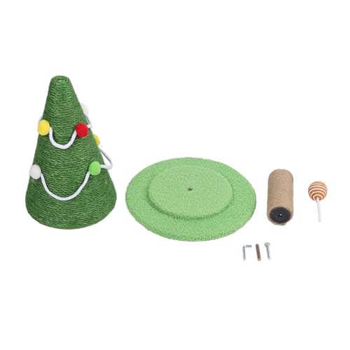 Katzenkratzer Post Weihnachtsbaumstil Sisal Schutzmöbel Stall Struktur Katzenbaumkratzposten für Innenräume zu Hause (Medium: 30 x 47 cm / 11,8 x 18,5 Zoll) von Pilipane