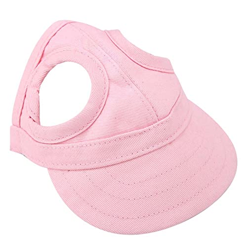 Pet Dog Cat Baseball Outdoor Cap Sunbonnet Verstellbarer Streifen Sommer Reise Sport Hat Weiches leichte Leinwandmaterial für Outdoor -Aktivitäten Pink Black Blue Size S m l (L) von Pilipane