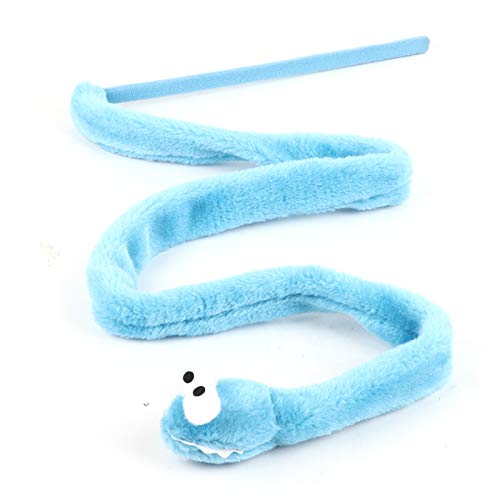 Pilipane 3 Farbe Katzen Spielzeug Schlangeform Katze Teaser Lustige Katzenkätzchen Haustier Spielzeug Spielen (Blau) von Pilipane