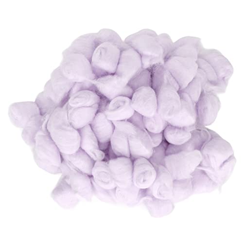 Pilipane Hamster-Wattebausch, Winter, warm, weich, Kleintierbettwäsche, Wattebausch für Hamster, Syrischer Hamster, Chinchilla, für Kleintiere, warme Bettwäsche, Wattebällchen aus (Violett) von Pilipane