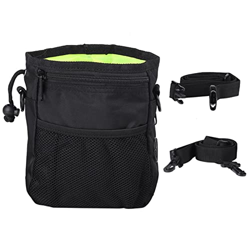 Pilipane Pet Treat Bag Hund Gehorsam Training Taillenbeutel Futter Snack kleine Gegenstände Aufbewahrungstaschen Hochwertiges Nylonmaterial Schwarz Farbe 14x6x18 cm für Gehen im Freien, von Pilipane