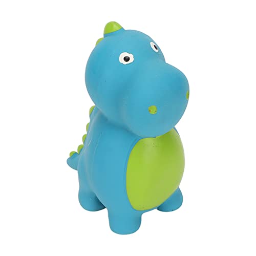 Pilipane Quietschende Dinosaurierhunde Spielzeug Latex Cartoon Interaktive Bissresistente Angst Erleichterung Haustier Kauen Spielzeug für Hunde langlebig leicht zu reinigen (Cyan Spinosaurus) von Pilipane