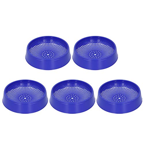 Pilipane Vogelzuchtnester Schlüpfenbox Plastik Vogel Käfig Außendekoration für Tauben und kleine Vögel runden Design hochwertiges Kunststoffmaterial Größe 21x 5,5 cm 5pcs von Pilipane