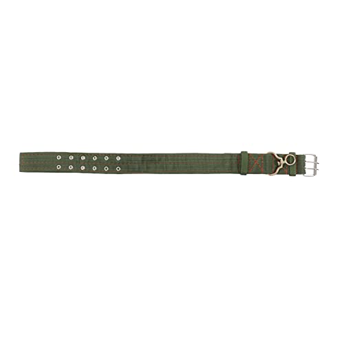 Schafkragen Verschleiß resistent drehen Schnalle Halsband Tierkragen Krawattenkragen für Kuhziege aus Leinwand und Metall langlebig und komfortabel für Schafe und Ziegen (L 3,2 cm / 1,3in) von Pilipane