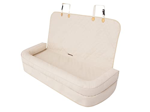 Hundeautositz, Hundedecke Auto rückbank, Transportbox Katze, Hundebox, Hundekorb, Hundegeschirr, Hundebett, Hundekörbchen, Beige Skaj, 42x55cm Hundeautositz, Hundedecke Auto rückbank, Transportbox Katze, Hundebox, Hundekorb, Hundegeschirr, Hundebett, Hundekörbchen, Beige Skaj, 42x55cm von PillowPrim