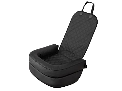 Hundeautositz, Hundedecke Auto rückbank, Transportbox Katze, Hundebox, Hundekorb, Hundegeschirr, Hundebett, Hundekörbchen, 42 x 55 cm (Schwarz Skaj) Hundeautositz, Hundedecke Auto rückbank, Transportbox Katze, Hundebox, Hundekorb, Hundegeschirr, Hundebett, Hundekörbchen, 42 x 55 cm (Schwarz Skaj) von PillowPrim