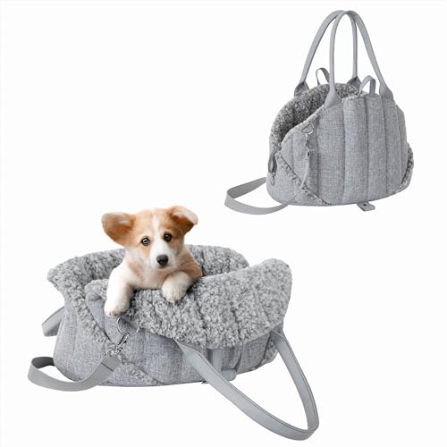 Hundetragetasche, Vertellbar, Schultergurt, Haustiertragetasche, Transport, Katzentasche, Reisetasche, Camping, Tasche, Asche Inari, 38x24x28 cm Hundetragetasche, Vertellbar, Schultergurt, Haustiertragetasche, Transport, Katzentasche, Reisetasche, Camping, Tasche, Asche Inari, 38x24x28 cm von PillowPrim