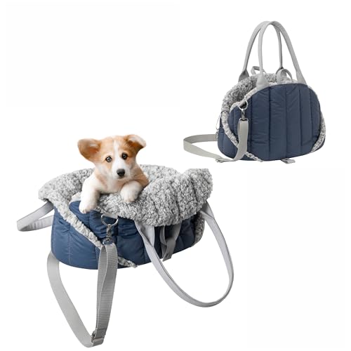 Hundetragetasche, Vertellbar, Schultergurt, Haustiertragetasche, Transport, Katzentasche, Reisetasche, Camping, Tasche, Marineblau, 47x29x32 cm Hundetragetasche, Vertellbar, Schultergurt, Haustiertragetasche, Transport, Katzentasche, Reisetasche, Camping, Tasche, Marineblau, 47x29x32 cm von PillowPrim