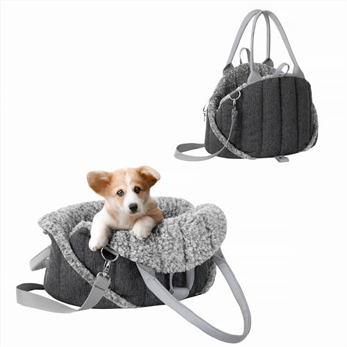 Hundetragetasche, Vertellbar, Schultergurt, Haustiertragetasche, Transport, Katzentasche, Reisetasche, Camping, Tasche, Schwarz Inari, 38x24x28 cm Hundetragetasche, Vertellbar, Schultergurt, Haustiertragetasche, Transport, Katzentasche, Reisetasche, Camping, Tasche, Schwarz Inari, 38x24x28 cm von PillowPrim