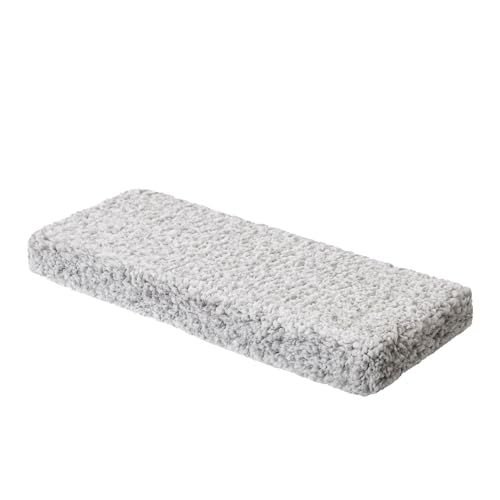 Katzen Fensterliege Fensterbank rutschfest - Katzenbett Fensterbank - Weich & Kuschelig - Fensterliege für Katzen Selbstheizende Katzendecke - Waschbarer Bezug - 50x20 cm - Asche Fell Katzen Fensterliege Fensterbank rutschfest - Katzenbett Fensterbank - Weich & Kuschelig - Fensterliege für Katzen Selbstheizende Katzendecke - Waschbarer Bezug - 50x20 cm - Asche Fell von PillowPrim