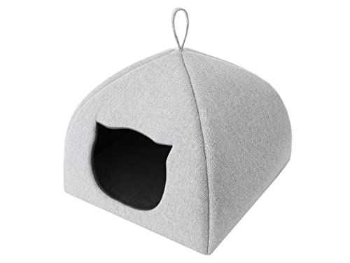 Katzenhaus, warmes Katzehütte, Stoffhaus, Katzenhöhle, Schlafplãtzekatzenbox, Katzenbox, Hundehöhle, Huastierbett, Asche Magan, M: 38x38x30 cm Katzenhaus, warmes Katzehütte, Stoffhaus, Katzenhöhle, Schlafplãtzekatzenbox, Katzenbox, Hundehöhle, Huastierbett, Asche Magan, M: 38x38x30 cm von PillowPrim