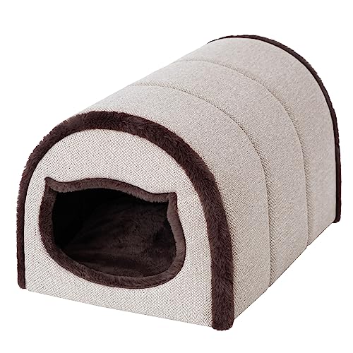 PillowPrim, Katzenhöhle, katzenbett, Spielzeug, Indoor, katzenbaum, Katzentunnel Bett, Cat Cave, Kuschelkissen, Beige Magan, Größe 2: 33x51x30 cm PillowPrim, Katzenhöhle, katzenbett, Spielzeug, Indoor, katzenbaum, Katzentunnel Bett, Cat Cave, Kuschelkissen, Beige Magan, Größe 2: 33x51x30 cm von PillowPrim