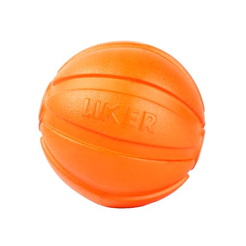 PillowPrim Ball für kleine Hunde, Schwimmt auf dem Wasser, Bindung zwischen Hund und Mensch, Harmolos, Hundespielzug, Hundetraining, Ø 5 cm, Orange von PillowPrim