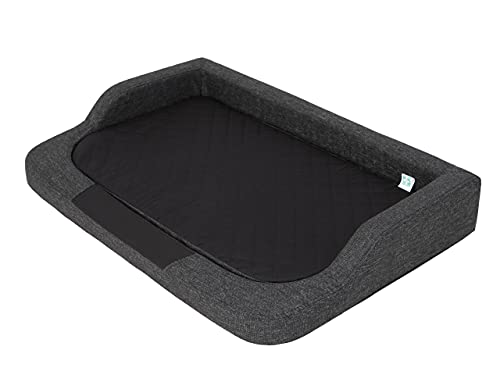 PillowPrim Hundebett Bett Hundeschlafplatz Hundeplatz Sofa Hundesofa Hundekissen Ruheplatz Hundematratze Hundekorb Doggybed Hundezubehör Hundehütte 94 x 62 cm von PillowPrim