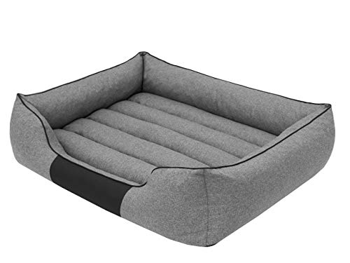 PillowPrim Hundebett Hundesofa Hundekissen Hundekorb Hundecouch Tierbett Weich Haustierbett 140x110 von PillowPrim
