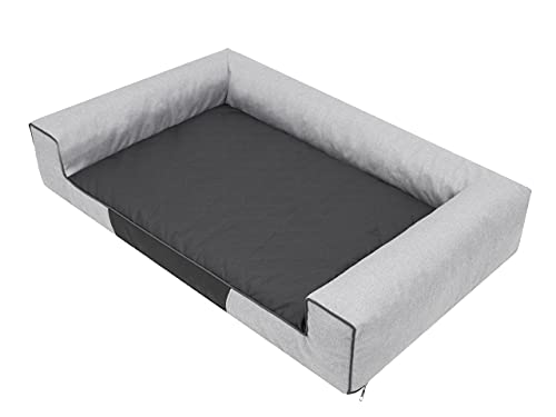 PillowPrim Hundebett Hundesofa Hundeschlafplatz Hundekissen Hundematratze Ruheplatz Hundeplatz Hundehütte Hundekorb Liegekissen 80x55 cm von PillowPrim