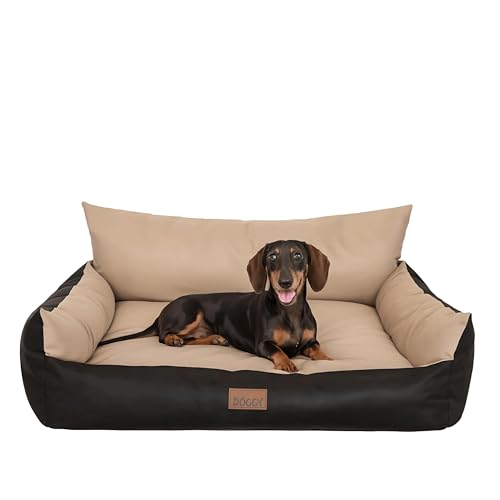 PillowPrim Hundebett - Möbel für Tiere, Katzenbett - Hundekorb für kleine mittelgroße & große Hunde - Hundekissen – Hundesofa – Hundeliege – Schlafplätze - 63x48 cm - Beige PillowPrim Hundebett - Möbel für Tiere, Katzenbett - Hundekorb für kleine mittelgroße & große Hunde - Hundekissen – Hundesofa – Hundeliege – Schlafplätze - 63x48 cm - Beige von PillowPrim