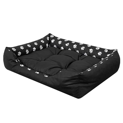PillowPrim Hundebett - katzenkorb - kuscheliges Hundekissen - Hundekissen für Minihund - erhöhte Ränder EInfach zu reinigen, S, 67x54 cm, Schwarz PillowPrim Hundebett - katzenkorb - kuscheliges Hundekissen - Hundekissen für Minihund - erhöhte Ränder EInfach zu reinigen, S, 67x54 cm, Schwarz von PillowPrim