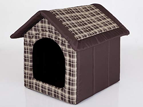 PillowPrim Hundehütte Hundehöhle Hundebett Hundehaus Katzenhöhle mittle L - 52x46 cm braun kariert PillowPrim Hundehütte Hundehöhle Hundebett Hundehaus Katzenhöhle mittle L - 52x46 cm braun kariert von PillowPrim