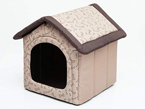 PillowPrim Hundehütte Hundehöhle Hundebett Hundehaus Katzenhöhle mittle M - 44x38 cm beige mit Knochen PillowPrim Hundehütte Hundehöhle Hundebett Hundehaus Katzenhöhle mittle M - 44x38 cm beige mit Knochen von PillowPrim
