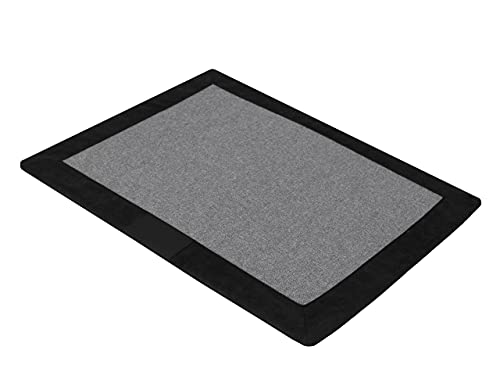 PillowPrim Hundematte Bett Hundekissen Hundehütte Matte Hundebett Kissen große Hunde XL - 110 x 90 cm Dunkelgrau ökologische Leinenstoffe PillowPrim Hundematte Bett Hundekissen Hundehütte Matte Hundebett Kissen große Hunde XL - 110 x 90 cm Dunkelgrau ökologische Leinenstoffe von PillowPrim