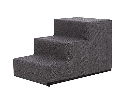 Tiertreppen Einganghilfe Kleinere Hunde Stufen Rampe Katzentreppe 3 Stufen Klein Graphit Höhe 30cm Tiertreppen Einganghilfe Kleinere Hunde Stufen Rampe Katzentreppe 3 Stufen Klein Graphit Höhe 30cm von PillowPrim