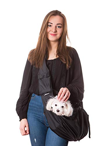 PillowPrim Tragetuch Hund, Katze Haustier Hand Schleuderträger Schultertasche Fronttasche hundetragebeutel von PillowPrim