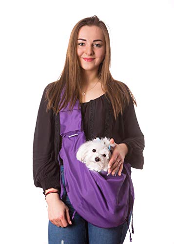 Tragetuch Hund, Katze Haustier Hand Schleuderträger Schultertasche Fronttasche hundetragebeutel von PillowPrim