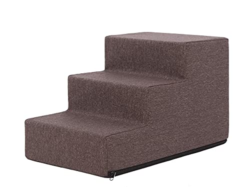 Tiertreppen Einganghilfe Kleinere Hunde Stufen Rampe Katzentreppe 3 Stufen KleinBraun Höhe 30 cm Tiertreppen Einganghilfe Kleinere Hunde Stufen Rampe Katzentreppe 3 Stufen KleinBraun Höhe 30 cm von PillowPrim
