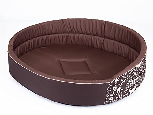 PillowPrim Hundebett Bett Hundezubehör Hundematratze Hundeschlafplatz Hundekorb Sofa Hundeplatz Hundekissen Sofa Doggybed Ruheplatz Hundehütte Hundehütte Hundesofa 42 x 30 cm von PillowPrim