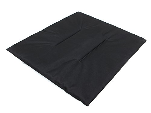 Pillowprim Hundekissen Hundekorb Kissen Hundepolster Hundehütte Polster Betten große Hunde R5-66 x 60 cm Schwarz Codura von PillowPrim