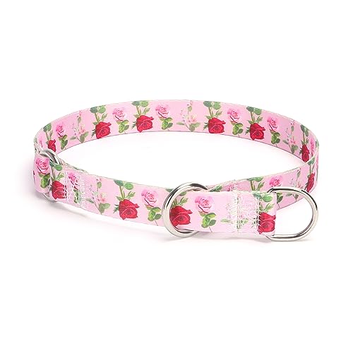 Pimaodog Martingale Hundehalsband, kein Ziehen, Trainingshalsband mit Blumen, mehrfarbig, niedliches Muster, hochwertiges rutschfestes Halsband mit verschiebbarem Stop-Ring, geeignet für kleine Pimaodog Martingale Hundehalsband, kein Ziehen, Trainingshalsband mit Blumen, mehrfarbig, niedliches Muster, hochwertiges rutschfestes Halsband mit verschiebbarem Stop-Ring, geeignet für kleine von Pimaodog