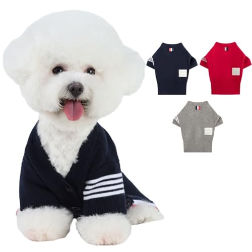 PINA Hundepullover, Strickjacke, klassisch, warm, winddicht, Welpenpullover, Winterkleidung für kleine, mittelgroße und große Hunde PINA Hundepullover, Strickjacke, klassisch, warm, winddicht, Welpenpullover, Winterkleidung für kleine, mittelgroße und große Hunde von Pina