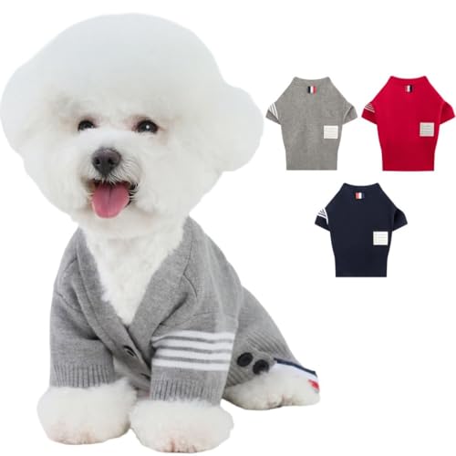 PINA Hundepullover, Strickjacke, klassisch, warm, winddicht, Welpenpullover, Winterkleidung für kleine, mittelgroße und große Hunde PINA Hundepullover, Strickjacke, klassisch, warm, winddicht, Welpenpullover, Winterkleidung für kleine, mittelgroße und große Hunde von Pina