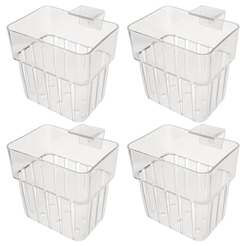 4pcs Aquarium Pflanzenhalter, 2, 2 x 3, Zoll Wandmontierter Fischtankpflanzenhalter mit Schrauben, Plastikhochschwimmhöhlen-Aquarium-Dekor für Wasser Merkmal für Fischtank 4pcs Aquarium Pflanzenhalter, 2, 2 x 3, Zoll Wandmontierter Fischtankpflanzenhalter mit Schrauben, Plastikhochschwimmhöhlen-Aquarium-Dekor für Wasser Merkmal für Fischtank von Pineeseatile