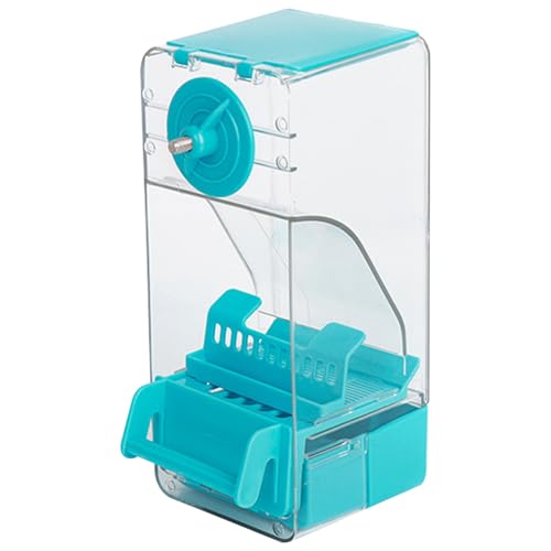 Pineeseatile Automatischer Vogelfutterleiter, Hängen ohne Chaos großer Kapazitätskäfig -Feeder mit Barsch, waschbar für Käfig, Zubehör Papageien Kakerioskanar von Pineeseatile