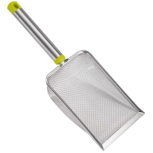 Katzenstreu-Schaufel, 3, 8 mm feiner Netzstreu-Schaufel, 4x5x2 Zoll großer Katzenschugel, einfaches Waschen von Nicht-Schicht-Metall mit Hangloch für Besitzer Katzenstreu-Schaufel, 3, 8 mm feiner Netzstreu-Schaufel, 4x5x2 Zoll großer Katzenschugel, einfaches Waschen von Nicht-Schicht-Metall mit Hangloch für Besitzer von Pineeseatile