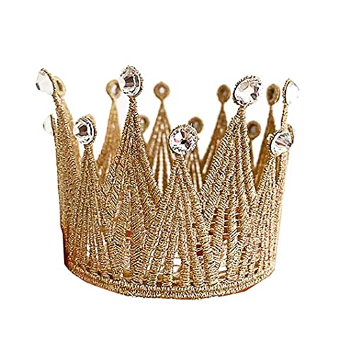 Pet Birthday Hut, Gold Lace Royal Crown Hut Welpe Party liefert Kostüme für Hundekatze Foto Prop Schmuckzubehör von Pineeseatile