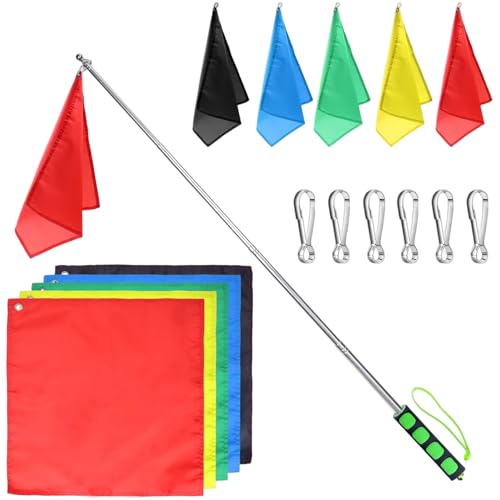 Pferde -Trainingsflagge, Pferdetrainingsausrüstung, 5pcs 17x17 -Zoll Pferde -Trainingsflagge, Pferdetrainingsausrüstung, 5pcs 17x17 -Zoll von Pineeseatile