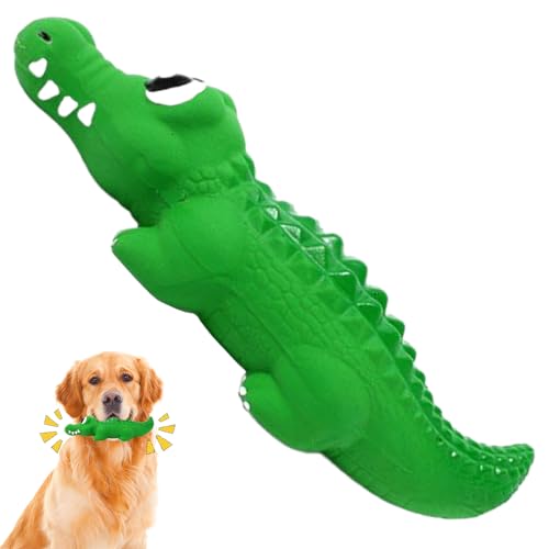 Pineeseatile Alligator Hundespielzeug-Biss-resistenter Latex-Kauspielzeug mit Ton, 9x2,4x2,4 Zoll für Welpen und Hunde Pineeseatile Alligator Hundespielzeug-Biss-resistenter Latex-Kauspielzeug mit Ton, 9x2,4x2,4 Zoll für Welpen und Hunde von Pineeseatile