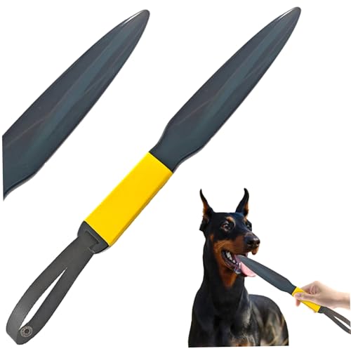 Pineeseatile Break -Sticks für Hunde, Hundekampfstopper, robuster und funktionaler Bissstock mit hängendes Band, Haustier -Mund -Bite -Trainingsstock für Starke Hunde, Gelb und Schwarz Pineeseatile Break -Sticks für Hunde, Hundekampfstopper, robuster und funktionaler Bissstock mit hängendes Band, Haustier -Mund -Bite -Trainingsstock für Starke Hunde, Gelb und Schwarz von Pineeseatile