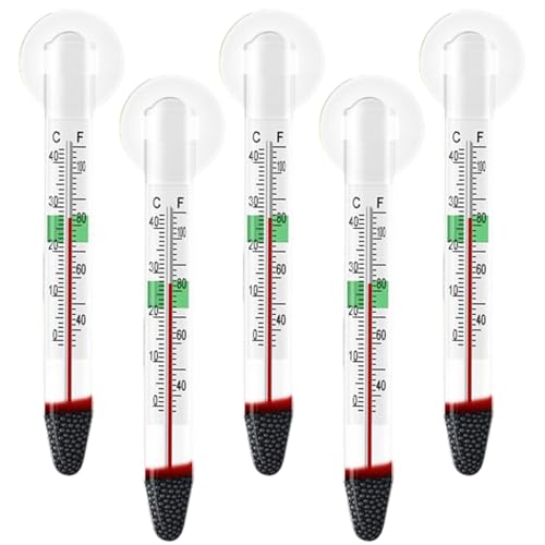 Pineeseatile Fischtankmesser, Aquariumthermometer, 5 -pcs von Pineeseatile